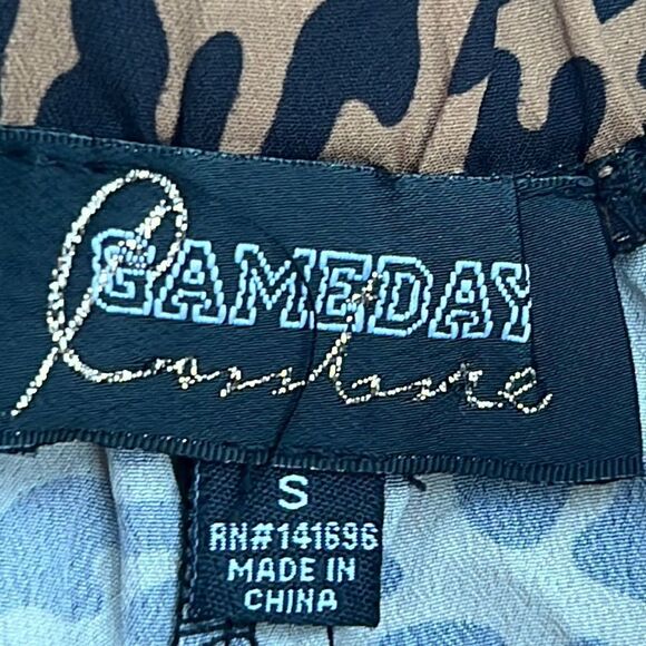 Gameday Couture womens leopard print Oklahoma State shorts size S - Picture 3 of 5